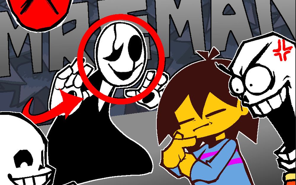 [图]FNF生草模组更新 无厘头G 2.0 MR. E MAN UPDATE: 2 MORE SONGS!!! (VS. Gaster)