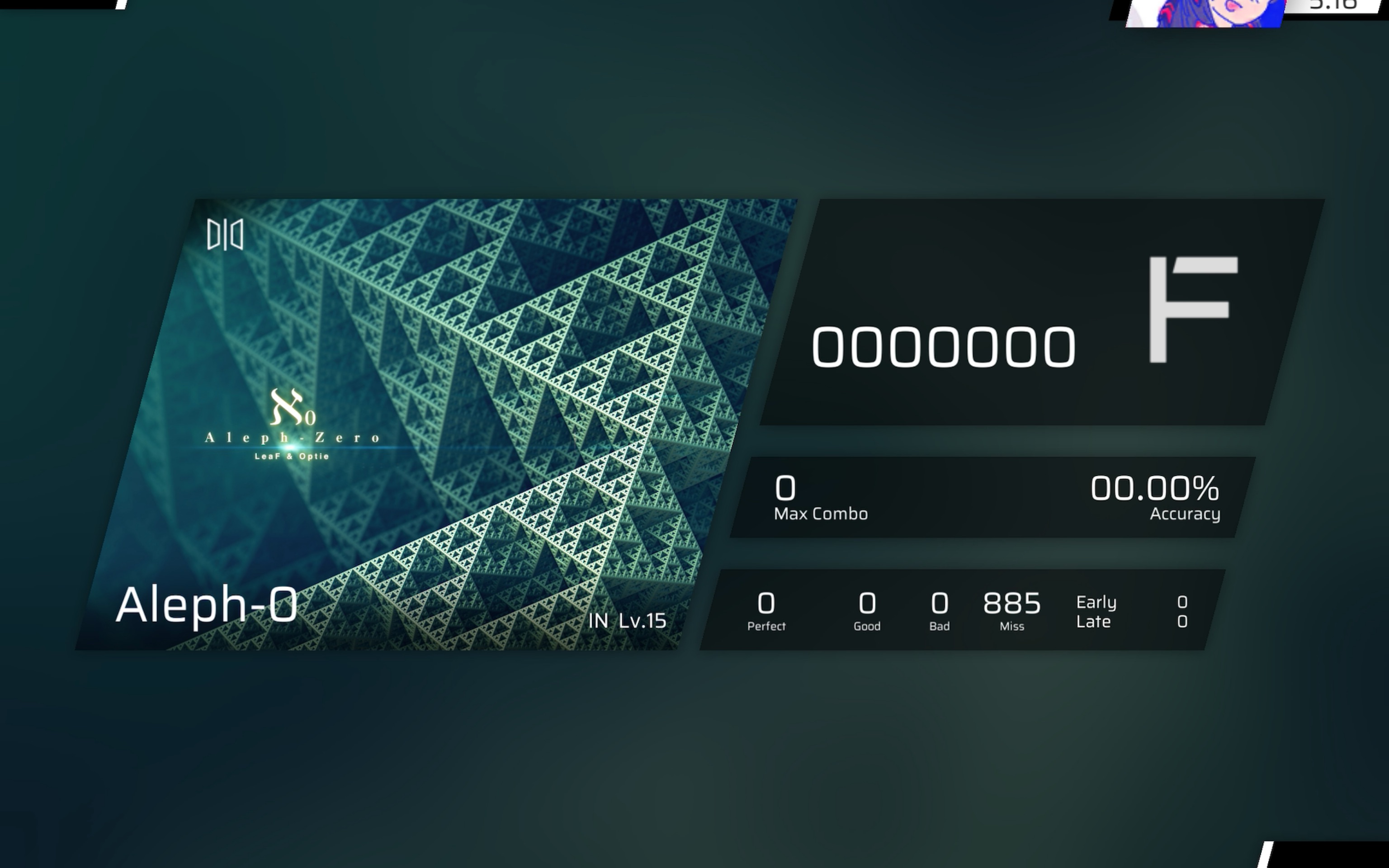 【phigros】alpha-0 /in lv.15 0000000 f级别(b站第一)