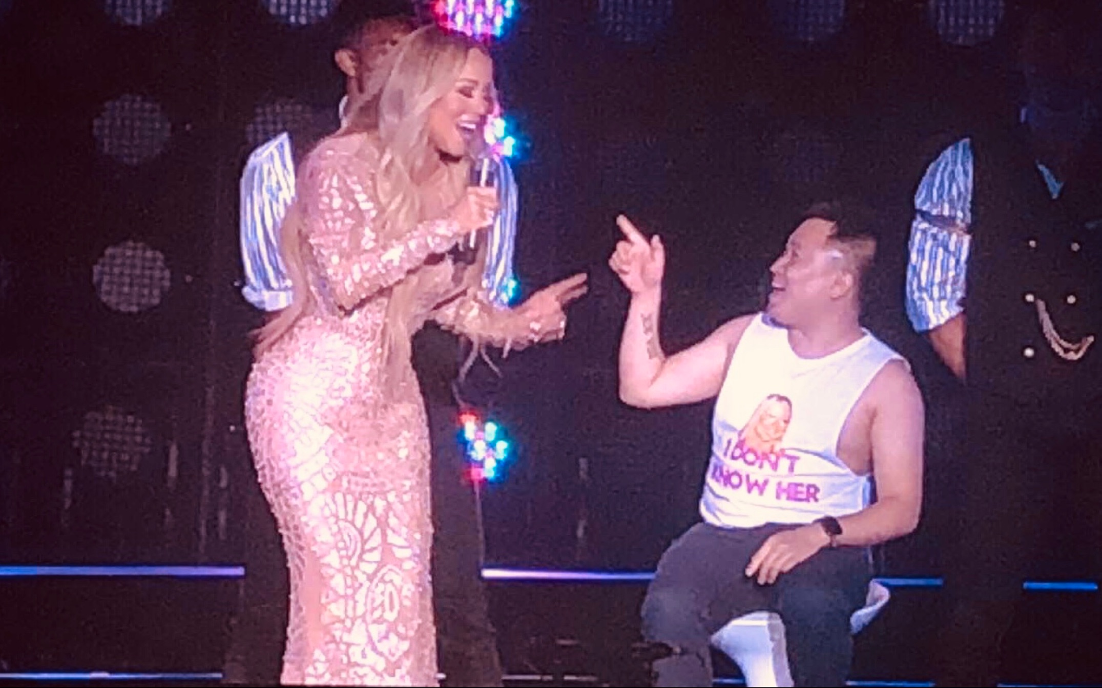 [图]【牛姐】我被牛姐请上台惹! Mariah Carey 2018澳门演唱会幕后花絮