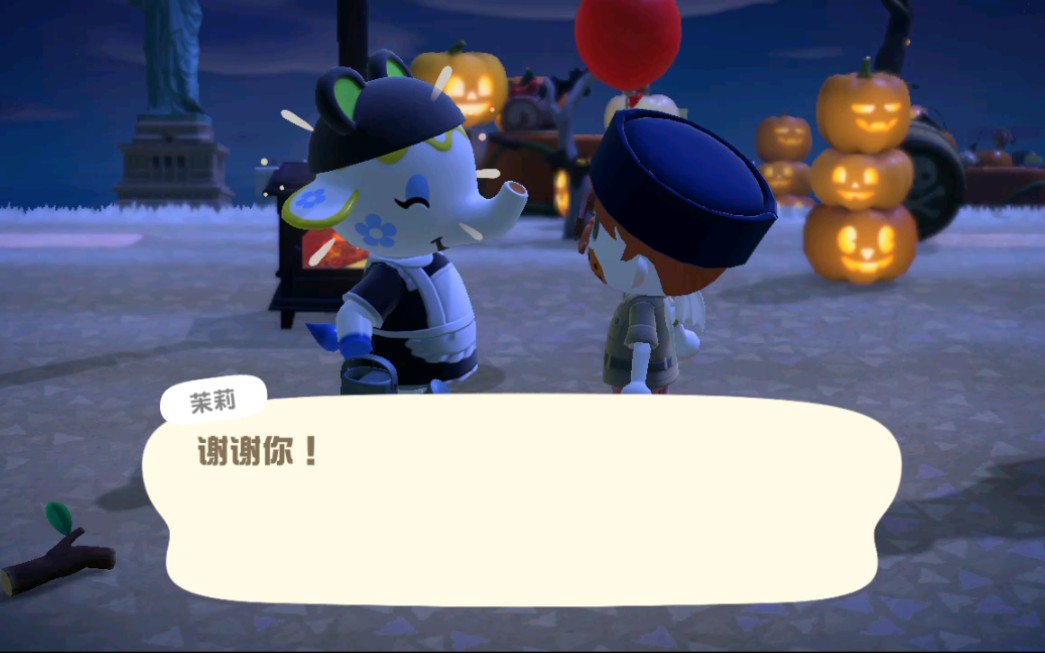 【动物之森】当大象茉莉戴上了熊耳帽子,太可爱了!