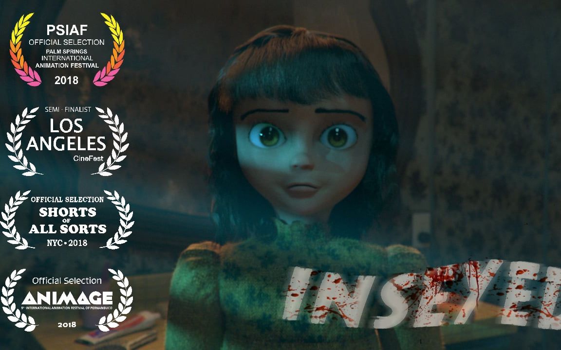 惊悚动画短片《食眼怪》——恐怖噬眼怪物的夜半噩梦!