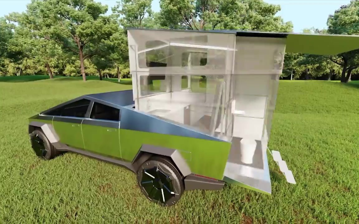 猜猜特斯拉cybertruck改装房车需要多少钱?