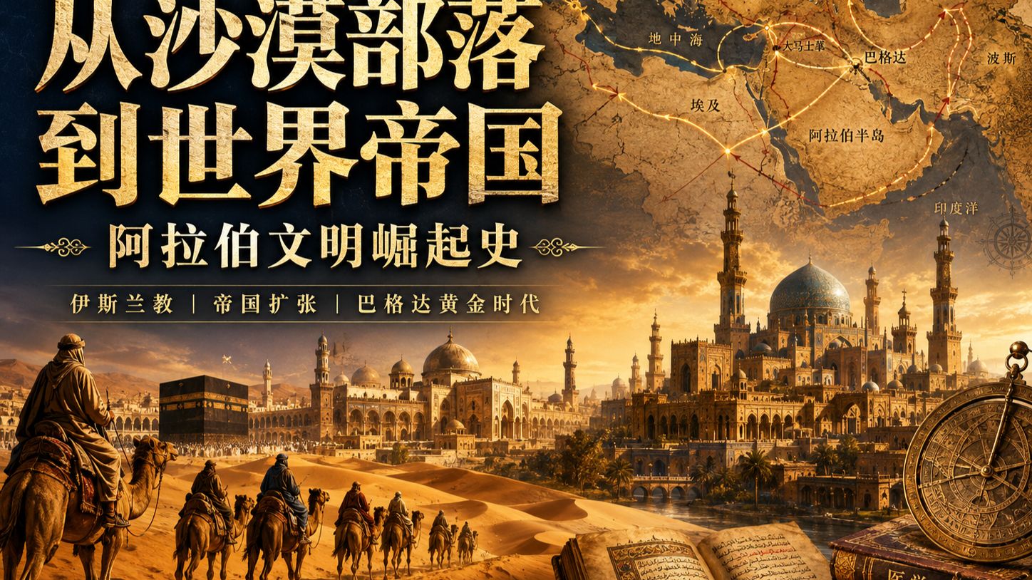 从沙漠部落到世界帝国：阿拉伯文明崛起史
