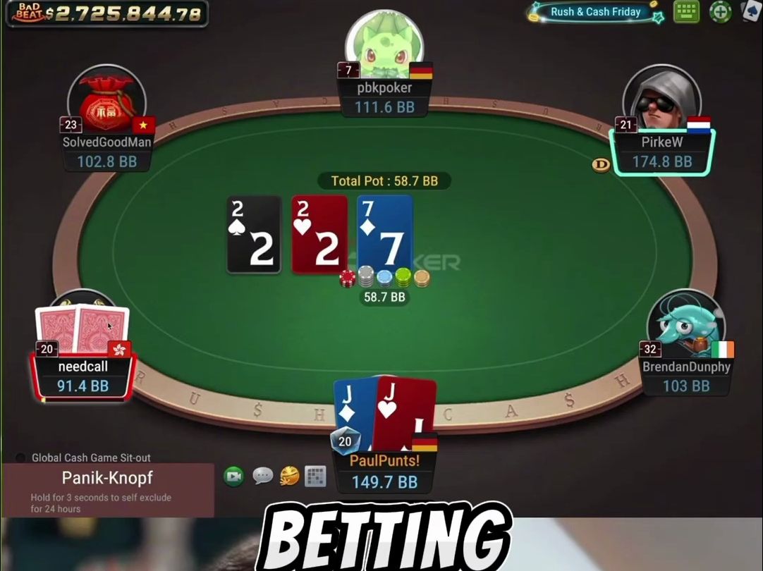 【德州扑克】这手jj!我死而无憾!