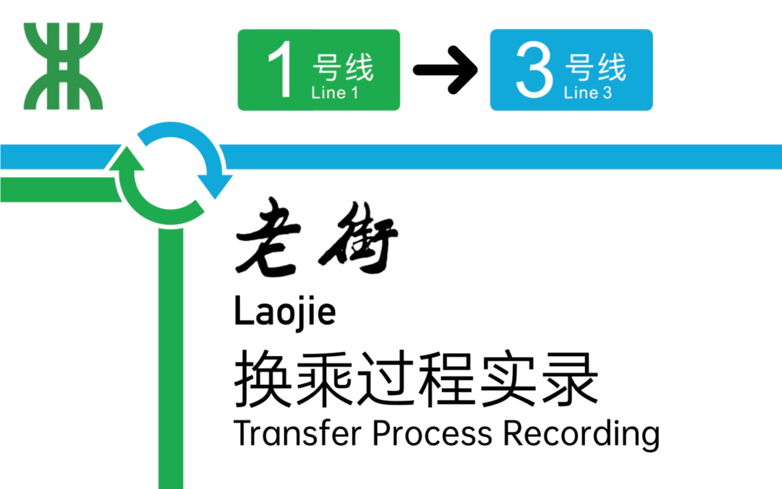 深圳地铁繁华东门老街站换乘过程1号线3号线