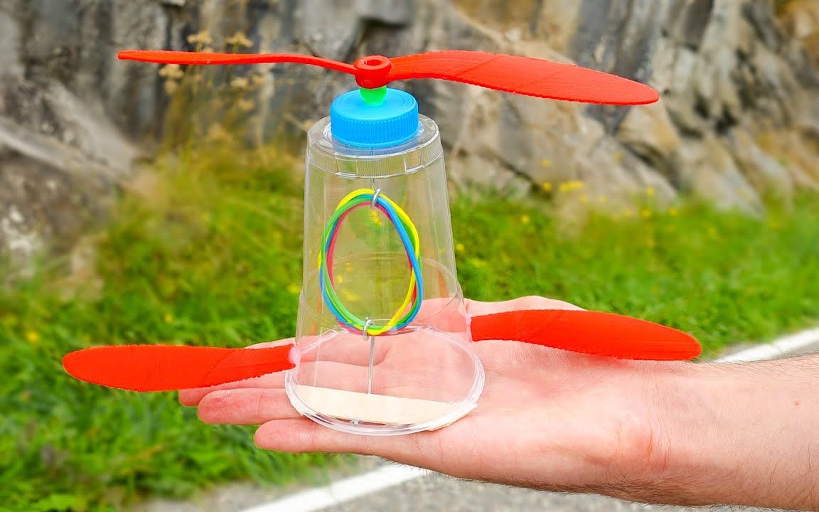五个超级小发明,矿泉水瓶也能做直升机