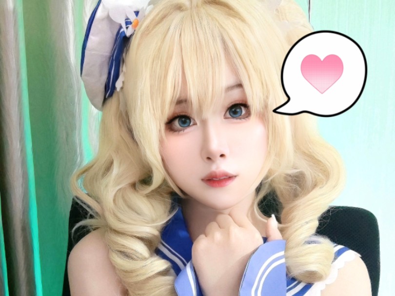 【芭芭拉泳装cos】艾特你兄弟来看