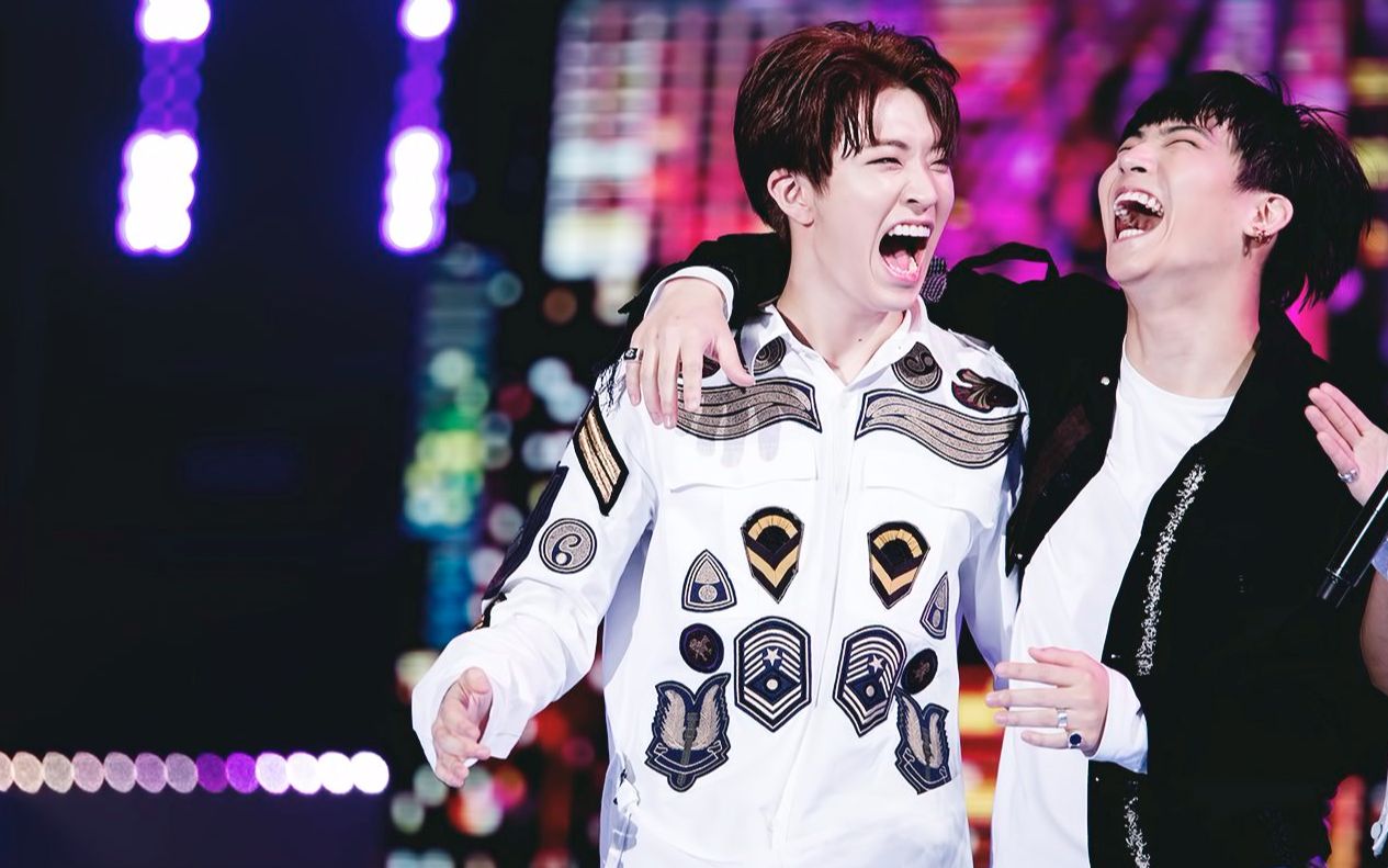 希望看到的人每天都开心~got7的主唱们林在范,崔荣宰