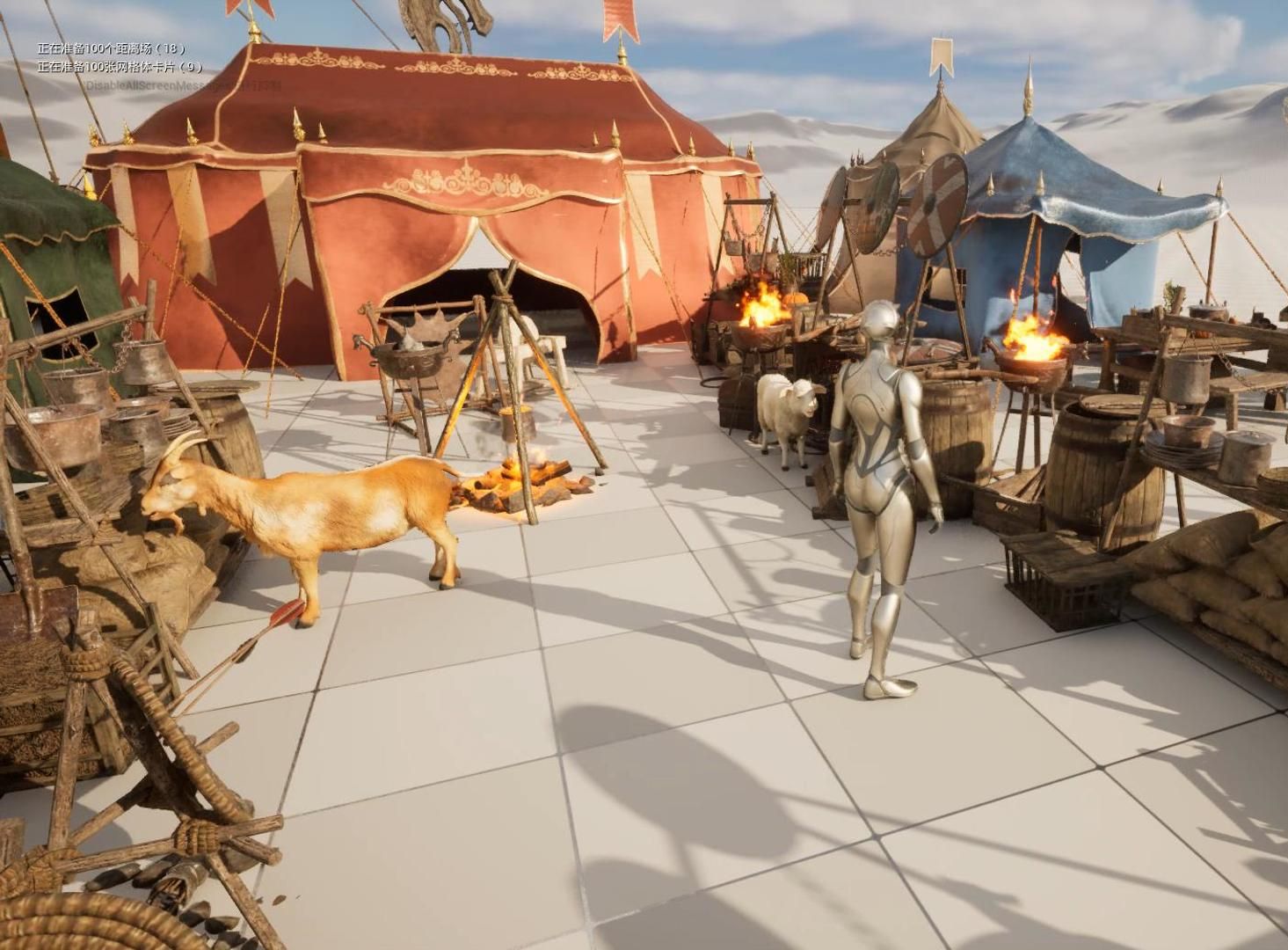 【ue5】中世纪懒人福音营地包