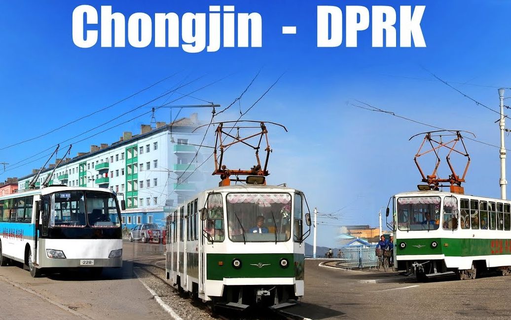 朝鲜无轨电车图片