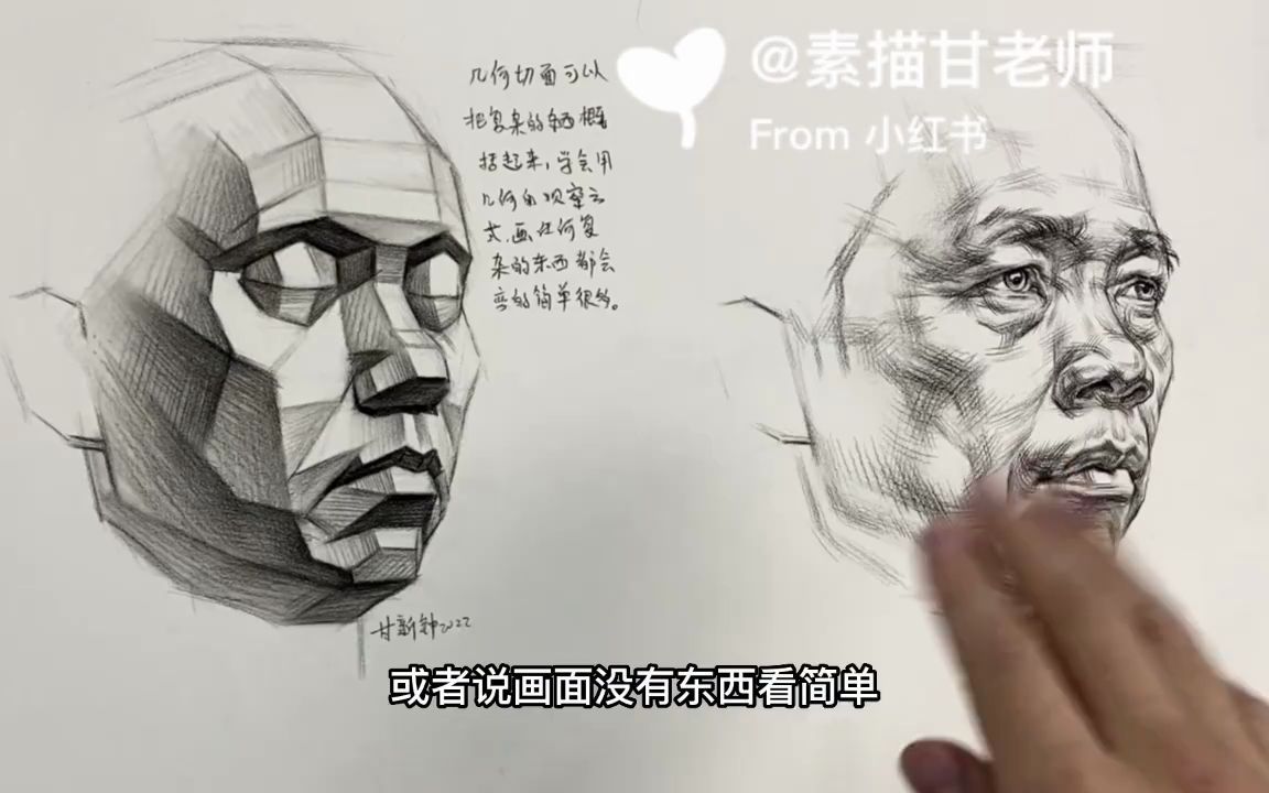 [图]素描头像不会塑造都是形体结构的问题