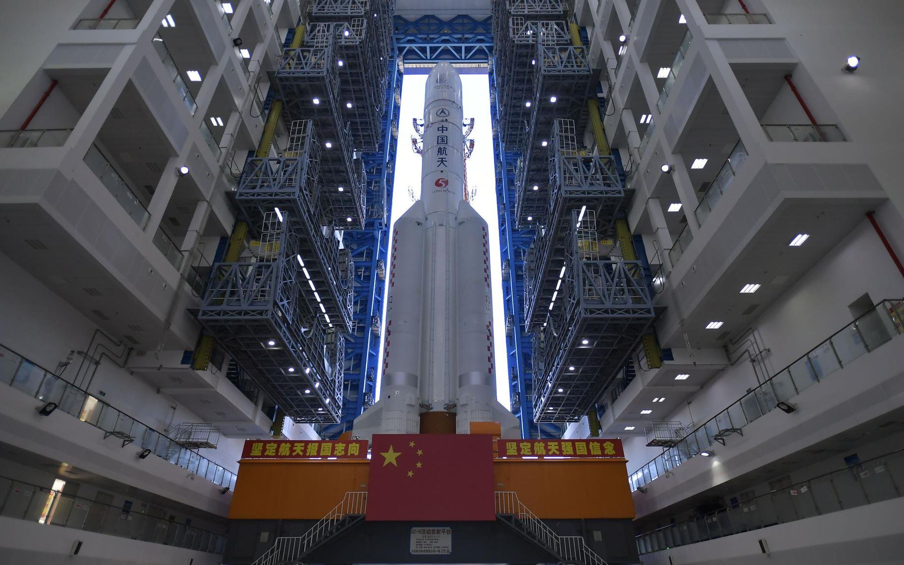 静待发射 "天问一号"即将启程