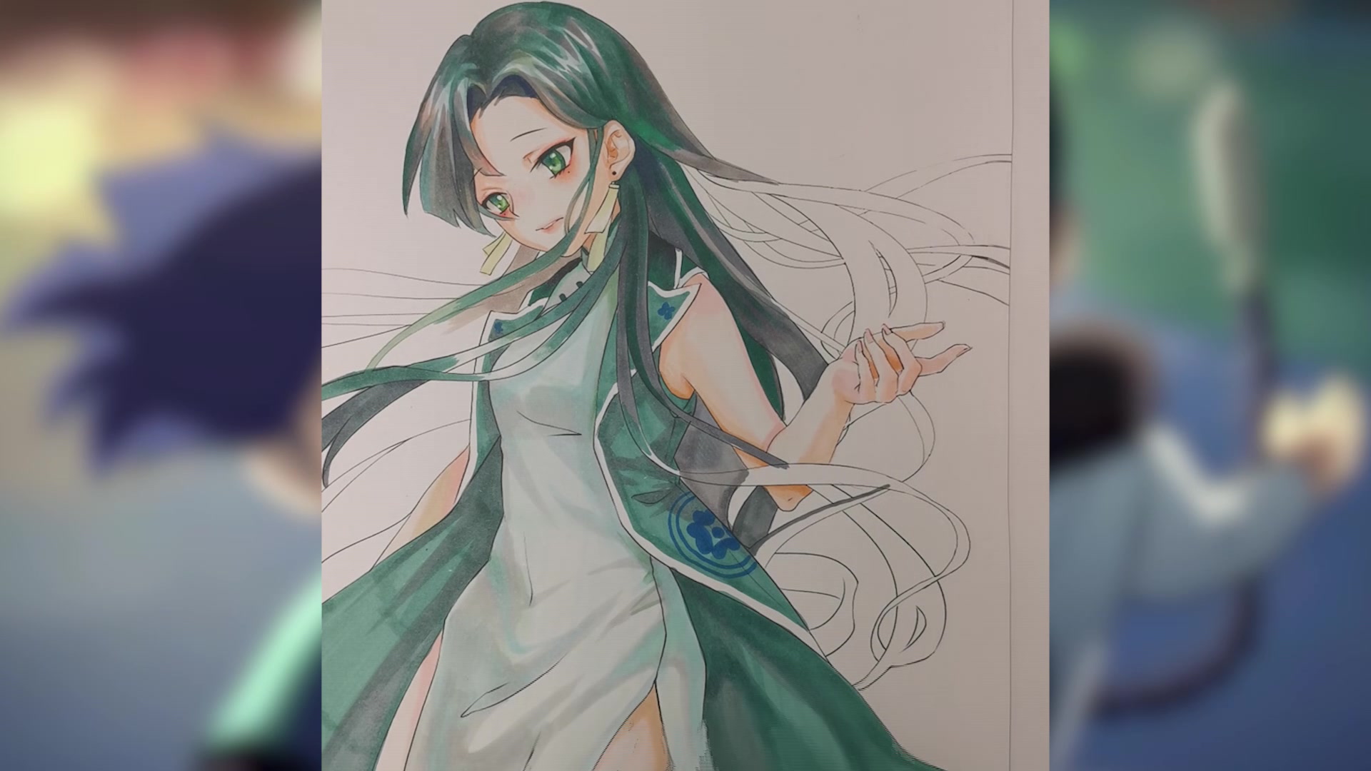 马克笔手绘梅花十三有没有让你耳目一新