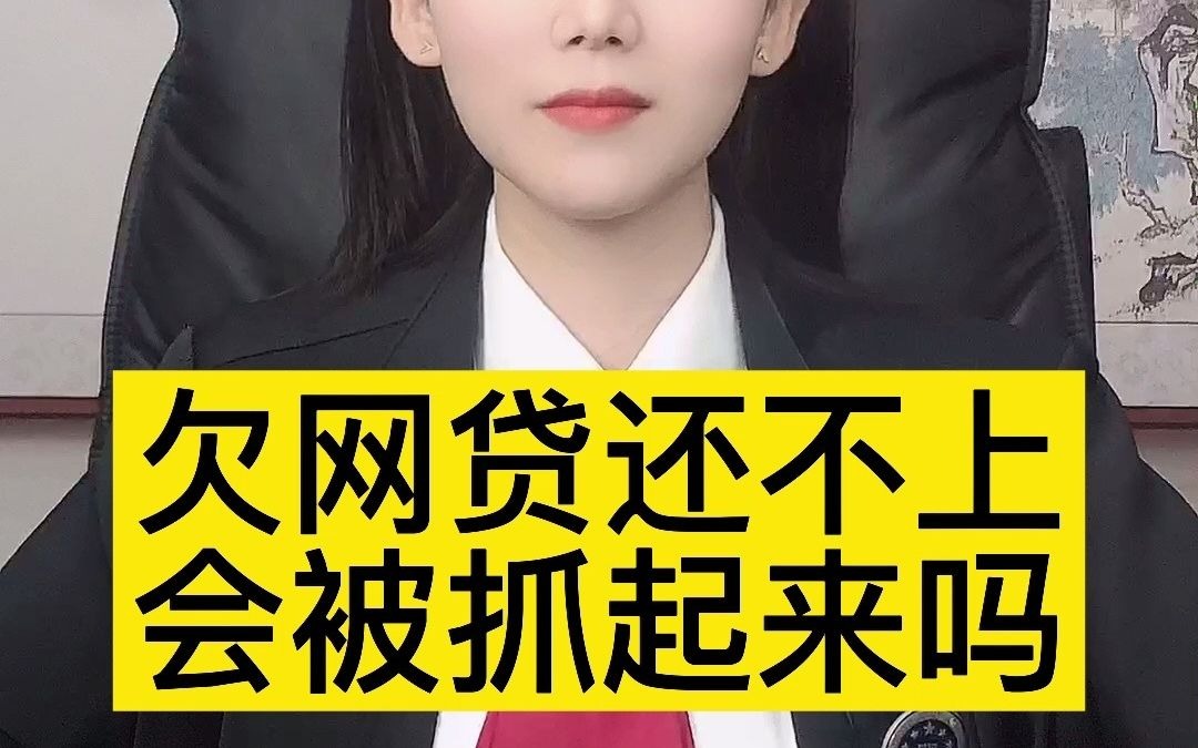 欠网贷还不上会被抓起来吗哔哩哔哩bilibili