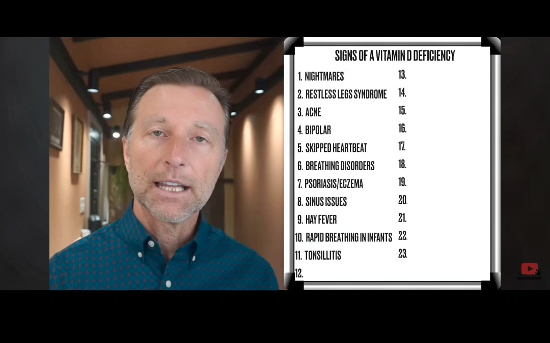 视频笔记:维生素d的奇怪症状 原标题: 23 weird vitamin d deficiency