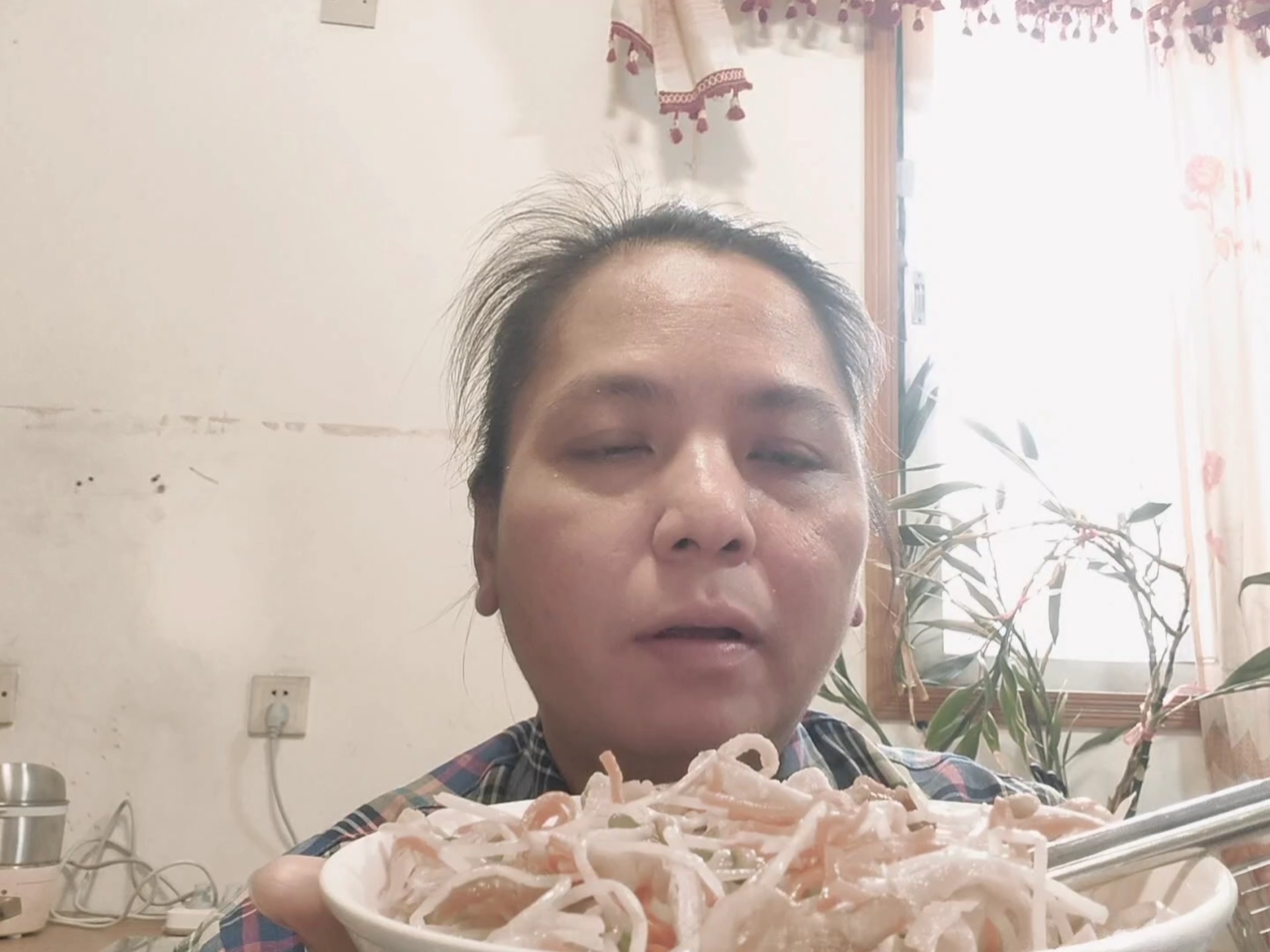 器官衰竭，晚期了，很想吃豆芽，仅买6毛钱的豆芽炒豆腐干