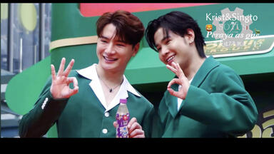 Krist&Singto Peraya Party Begin Again 采访「中字」240502_哔哩哔哩_