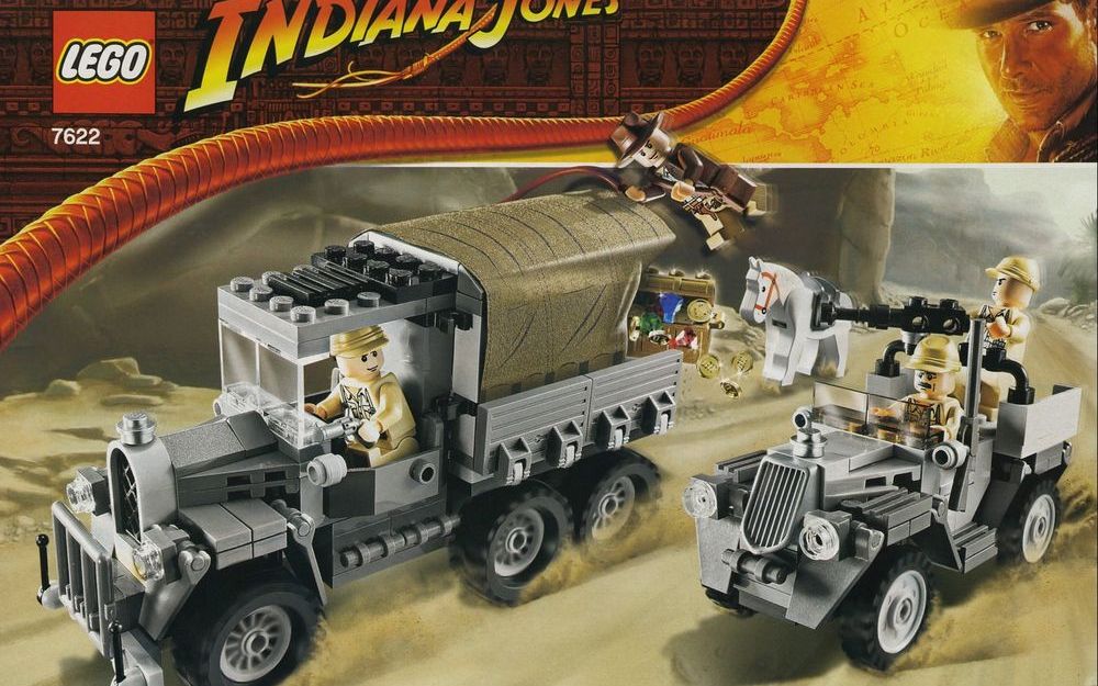 乐高7622夺宝奇兵抢夺失落的宝藏 272块速拼 绝版乐高