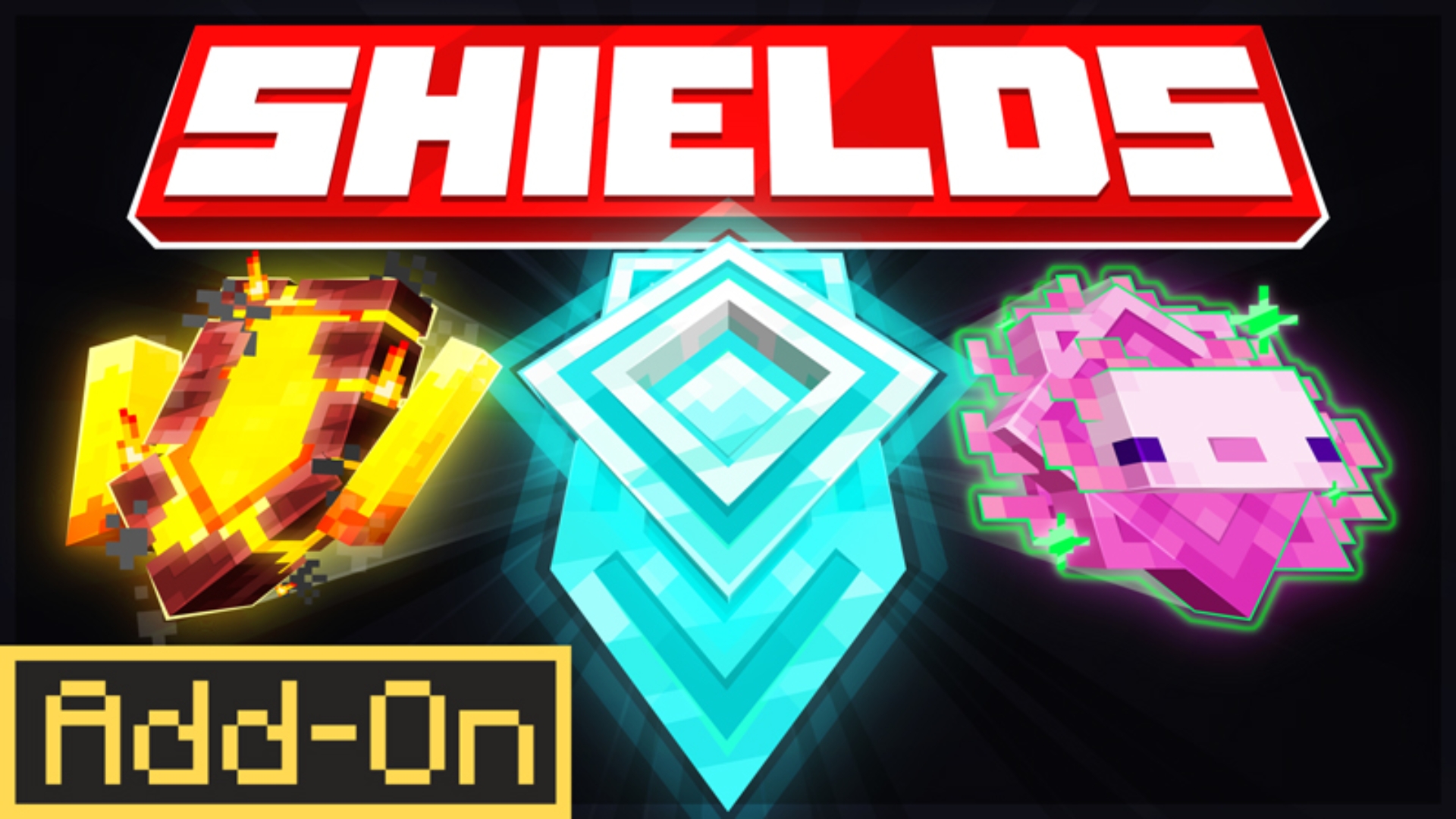 [AddOn]盾牌 AddOn我的世界市场包免费下载Minecraft Marketplace Shields AddOn我的世界演示