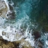 海浪撞击悬崖海岸视频特效