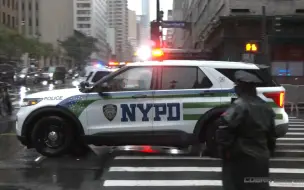 Скачать видео: NYPD各种VIP小队在纽约