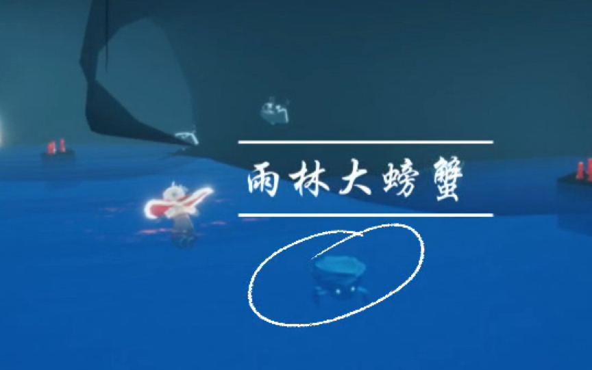 光遇景点雨林螃蟹洞大螃蟹