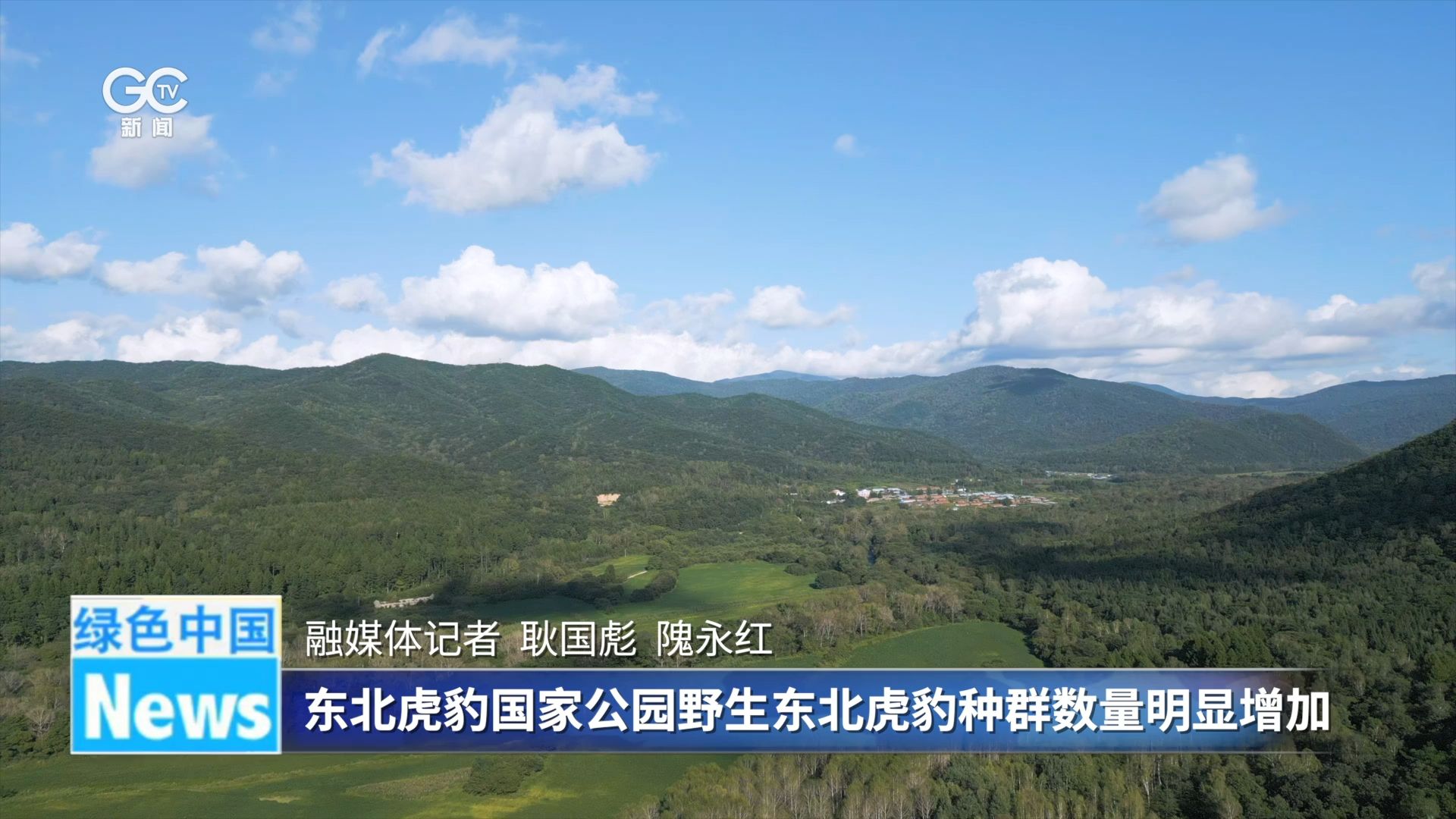 东北虎豹国家公园野生东北虎豹种群数量明显增加