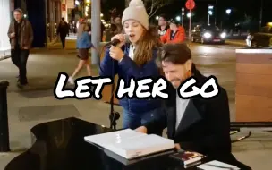 Video herunterladen: 【艾莉AllieSherlock】12岁都柏林现场演唱《Let her go》