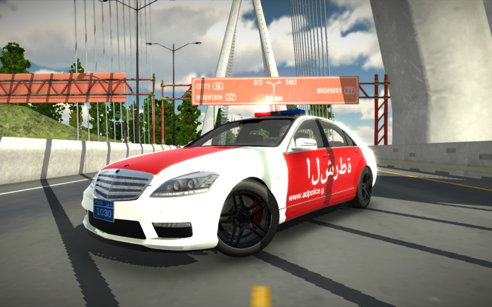 car parking沙特阿拉伯警车展示