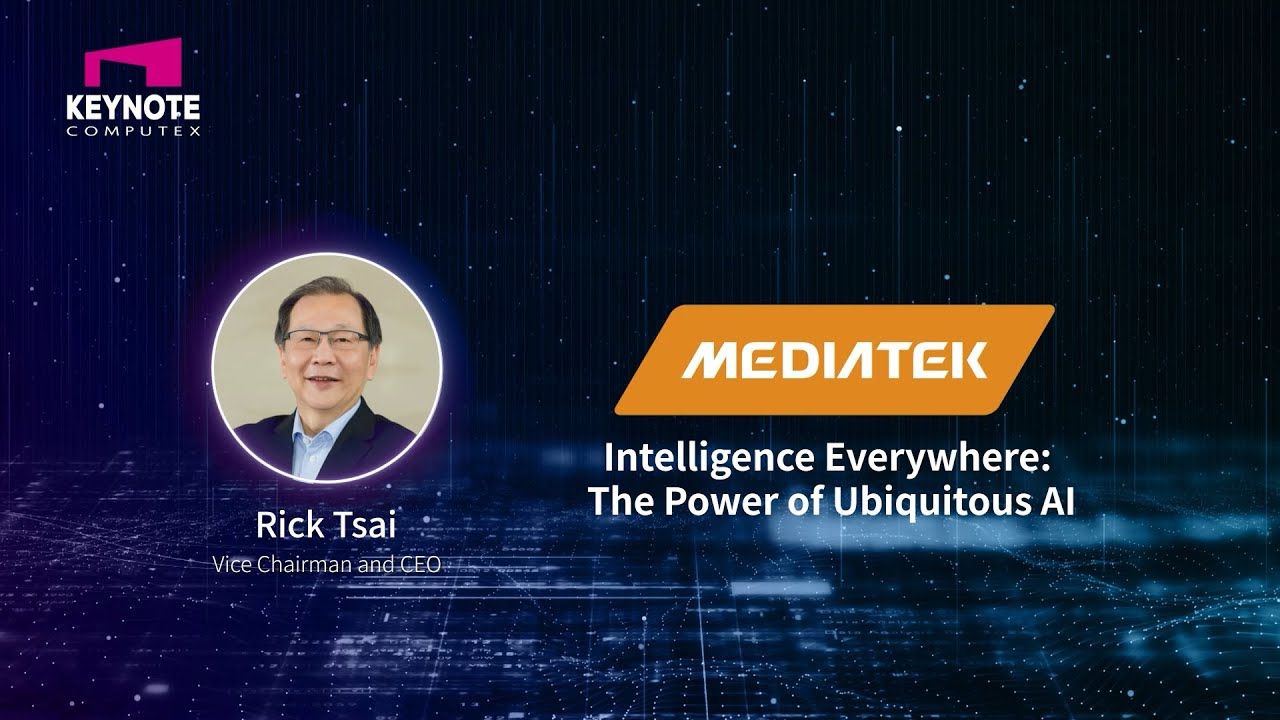 联发科(MediaTek) CEO兼副董事长蔡力行在 COMPUTEX 2024 上发表主题演讲哔哩哔哩bilibili