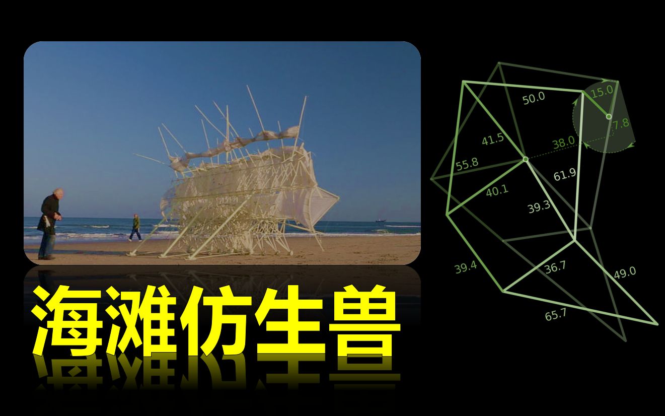 海滩上的【新物种】: 数学模型之上的仿生兽哔哩哔哩bilibili