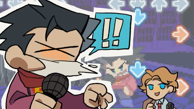 friday night funkin week6大学成步堂 mod