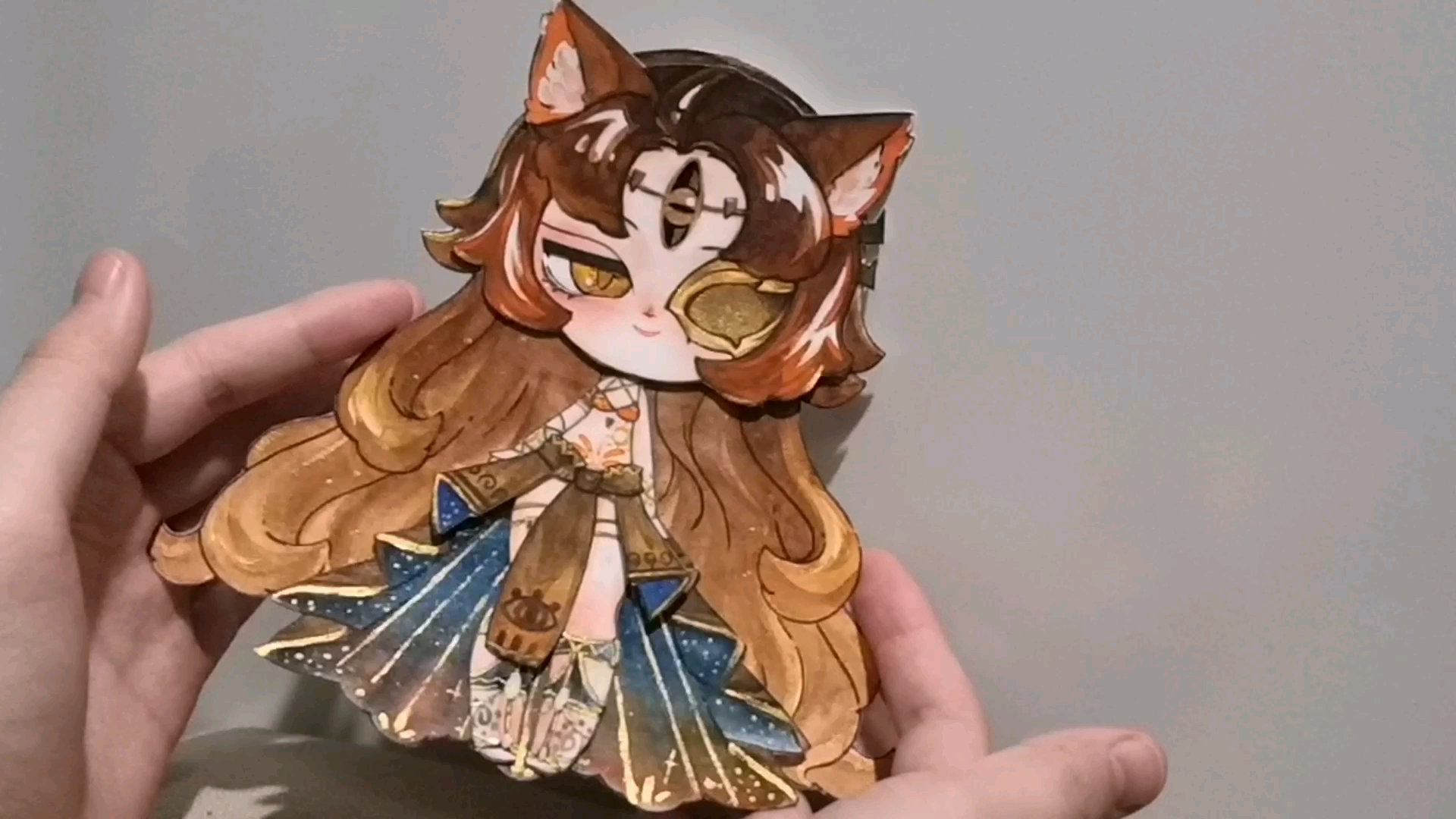 活动作品可动纸片人异域猫耳娘