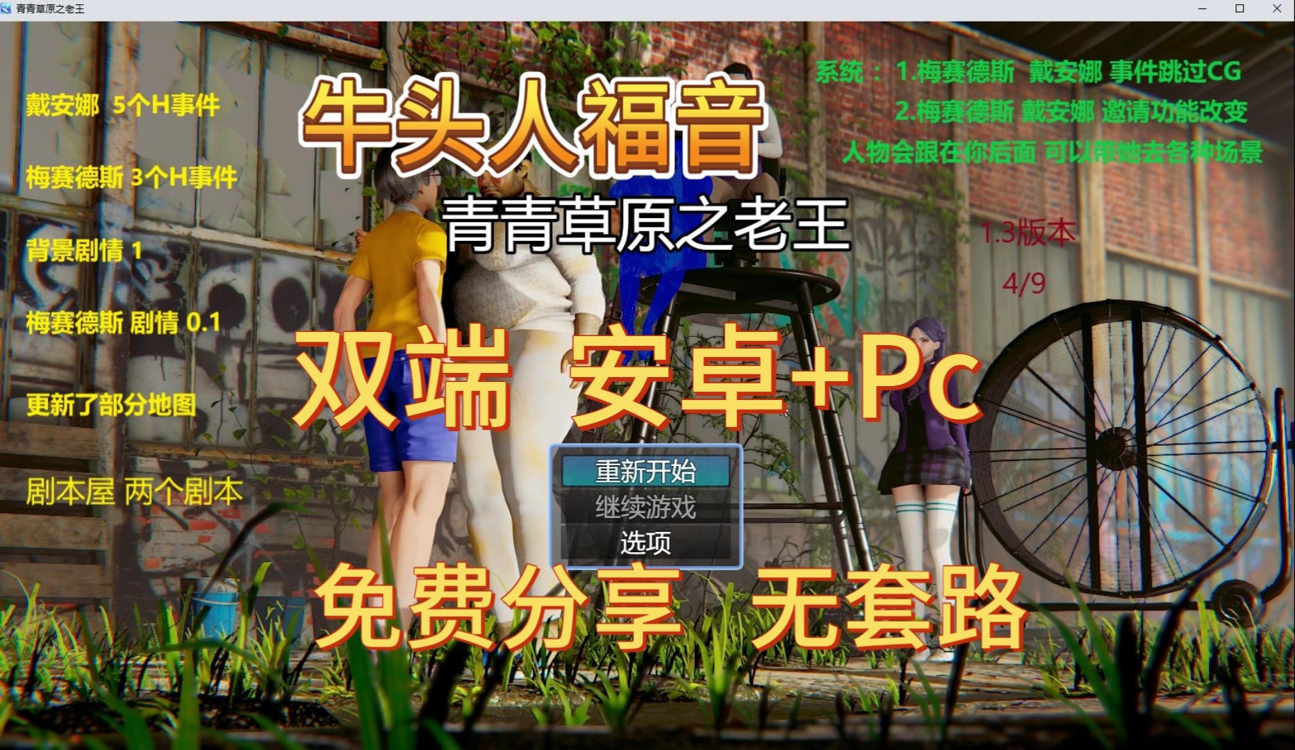 [图]白嫖！！【爆款RPG/中文/动态】青青草原之老王V1.3 官方中文版  安卓+PC 双端