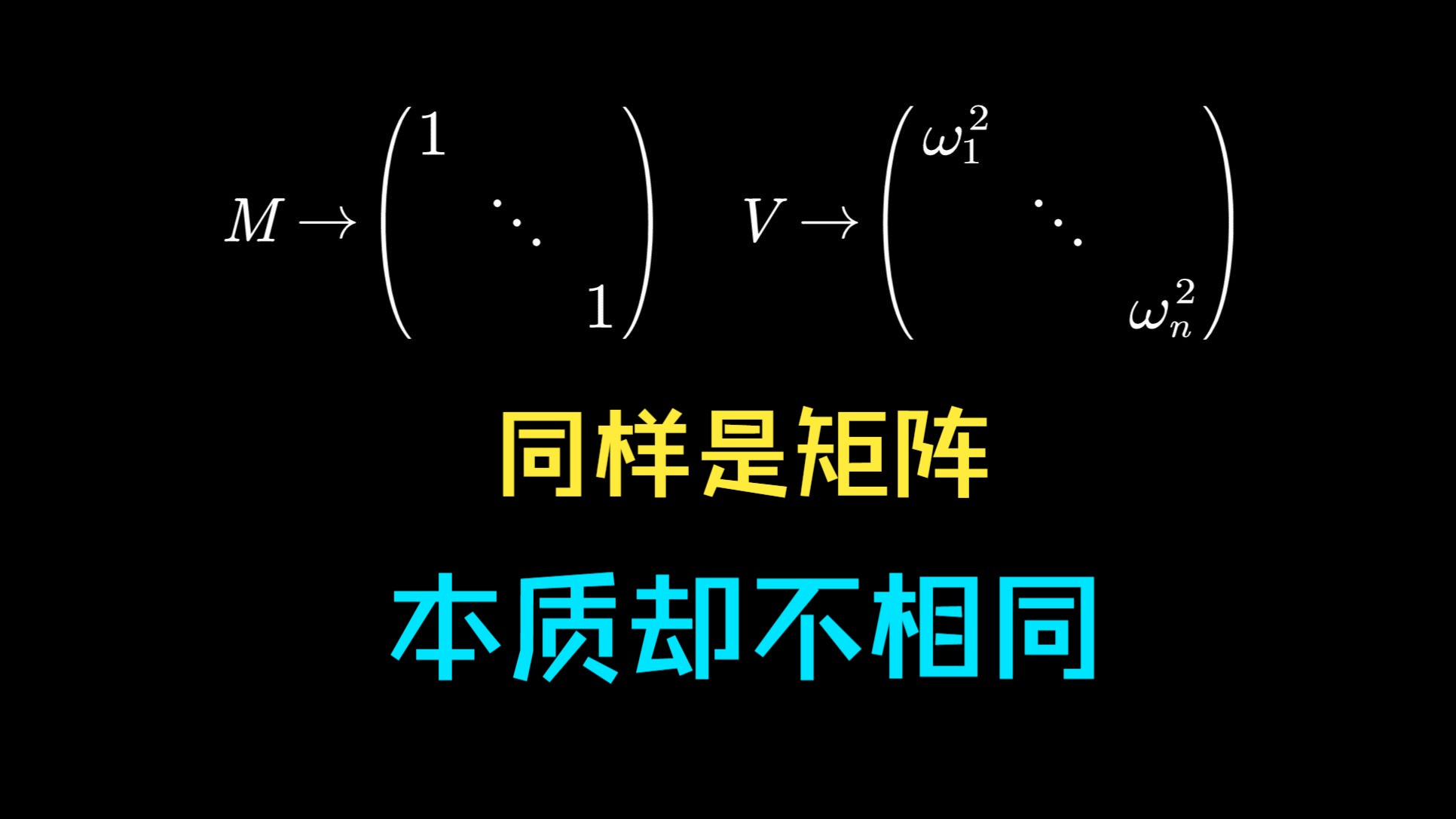 同样是矩阵,本质却不相同哔哩哔哩bilibili