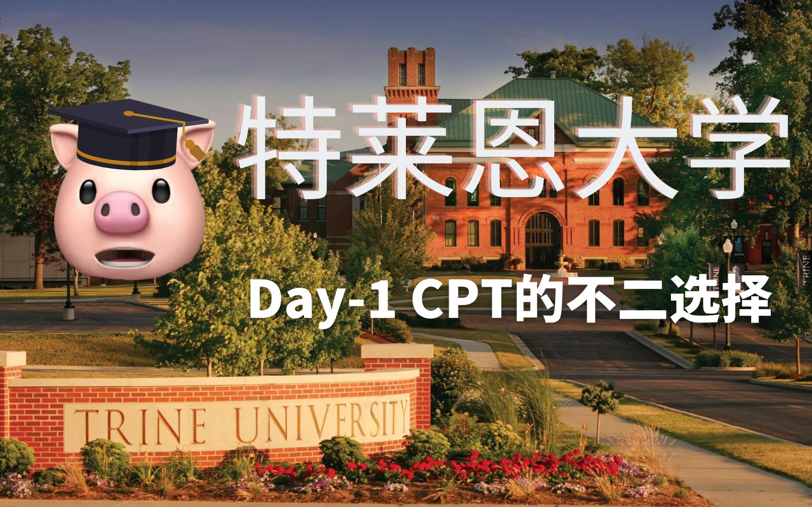 性价比超高CPT学校|特莱恩大学 Trine University|含$2400$600奖学金code哔哩哔哩bilibili