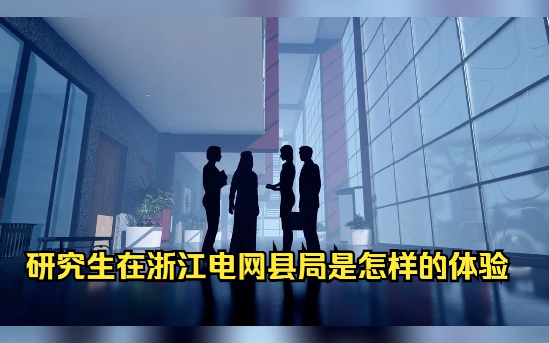 【国家电网】研究生在浙江电网县局是怎样的体验哔哩哔哩bilibili