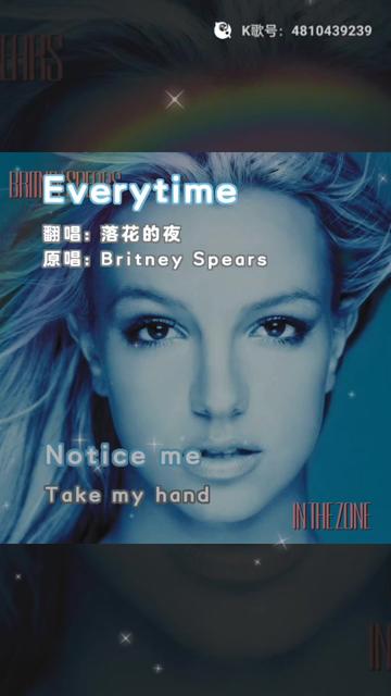 britney spears,《everytime》