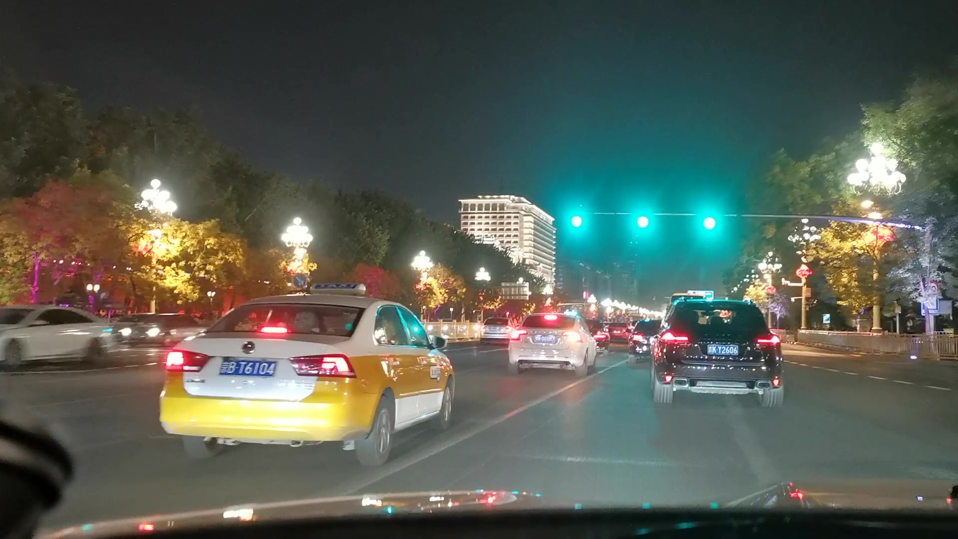 北京夜景图片开车图片
