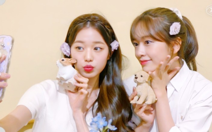 梦回矮一矮五!张元英安宥真ive出道拍摄花絮