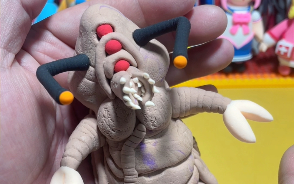 粘土手工时刻:唾液可以将人融化的奥特曼怪兽玛扎迪恩茨