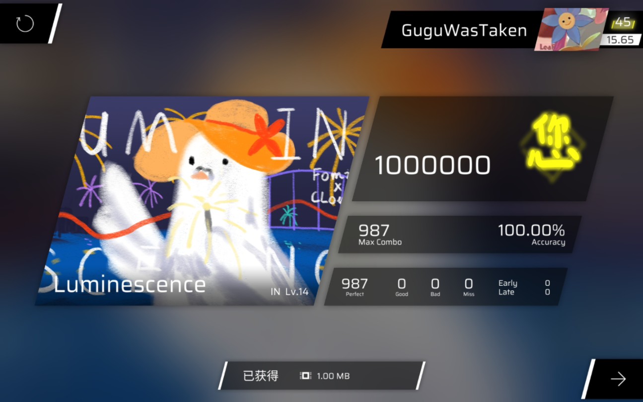 【全站首您】愚人节的冷光luminescence 您评级