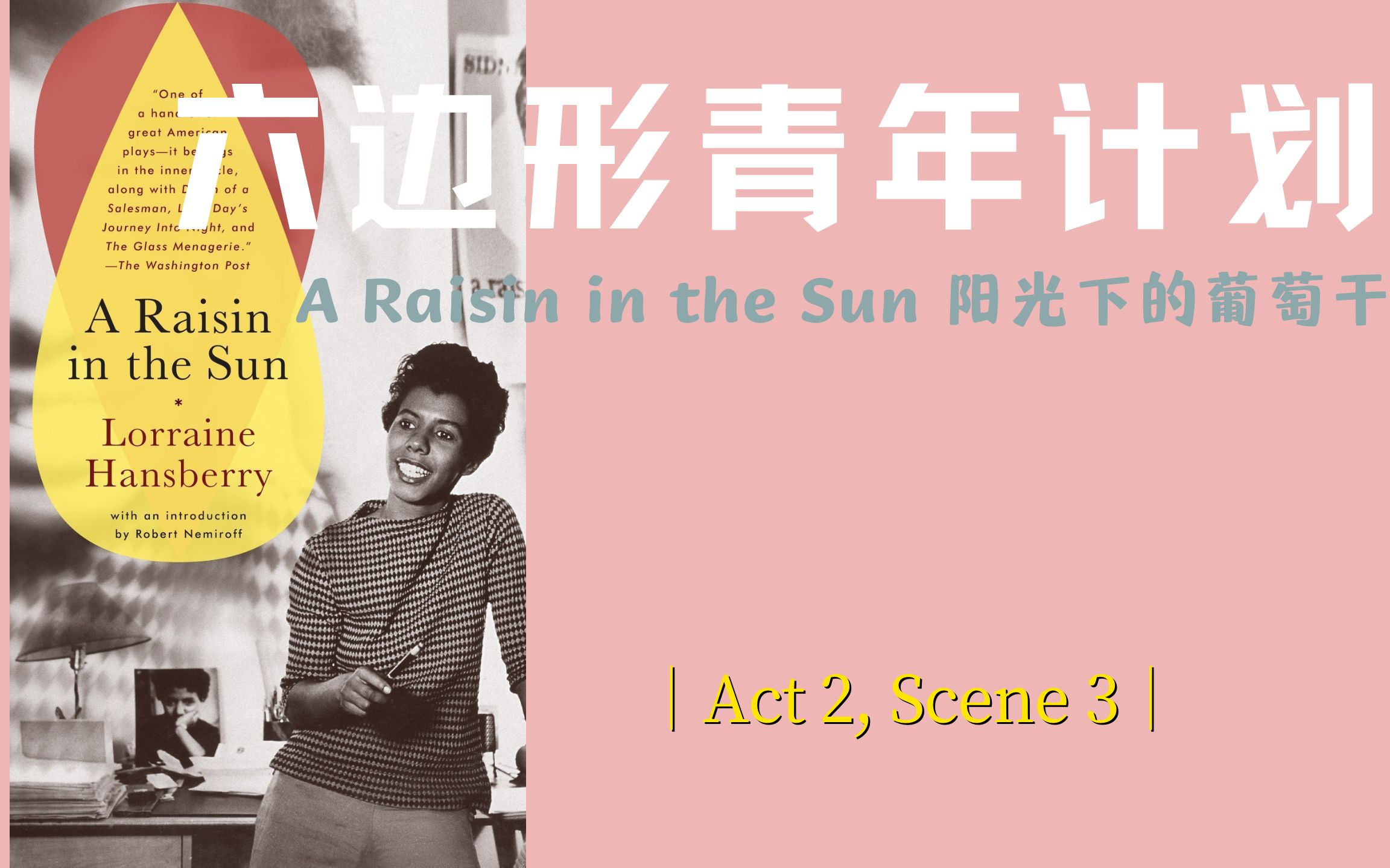 A Raisin in the Sun(阳光下的葡萄干) by Lorraine Hansberry Act 2 Scene 3/第二幕第三场哔哩哔哩bilibili