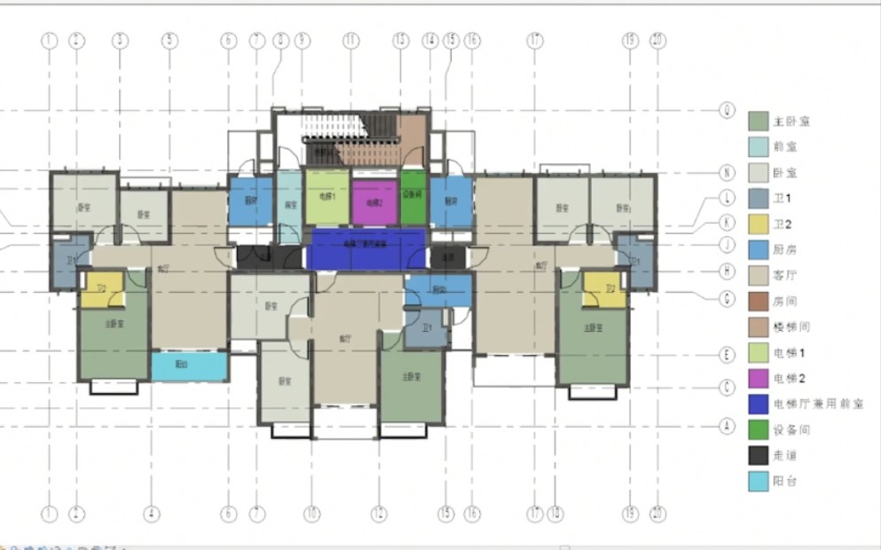 Revit怎样制作房间颜色方案哔哩哔哩bilibili