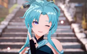 下载视频: 【原神/歌尘浪市真君/MMD】桃源恋歌