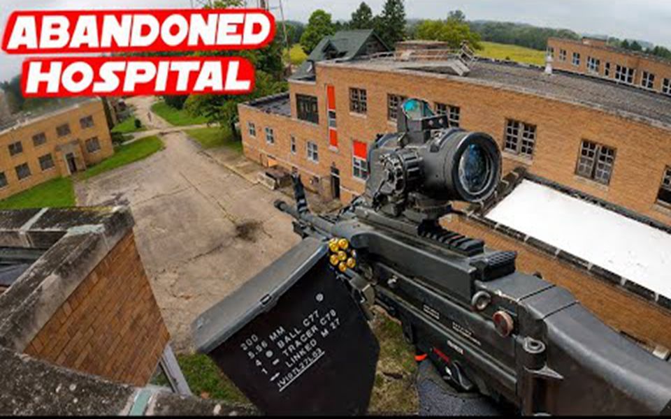 [图]【生存游戏】Abandoned Hospital VFC MG4 Airsoft AEG Gameplay + Review (The Forbidden Ge