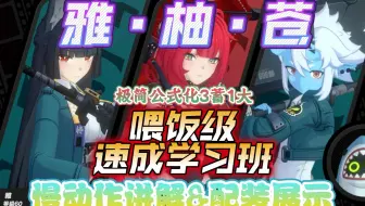 【雅柚苍】喂饭级速成学习班！极简公式化三蓄一大手法教学！含慢动作演示以及配装展示！