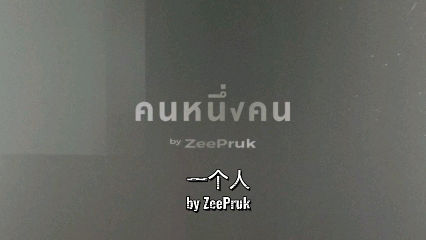 [图]ZeePruk李海海《一个人》หนึ่งคน(Lyrics VDO)