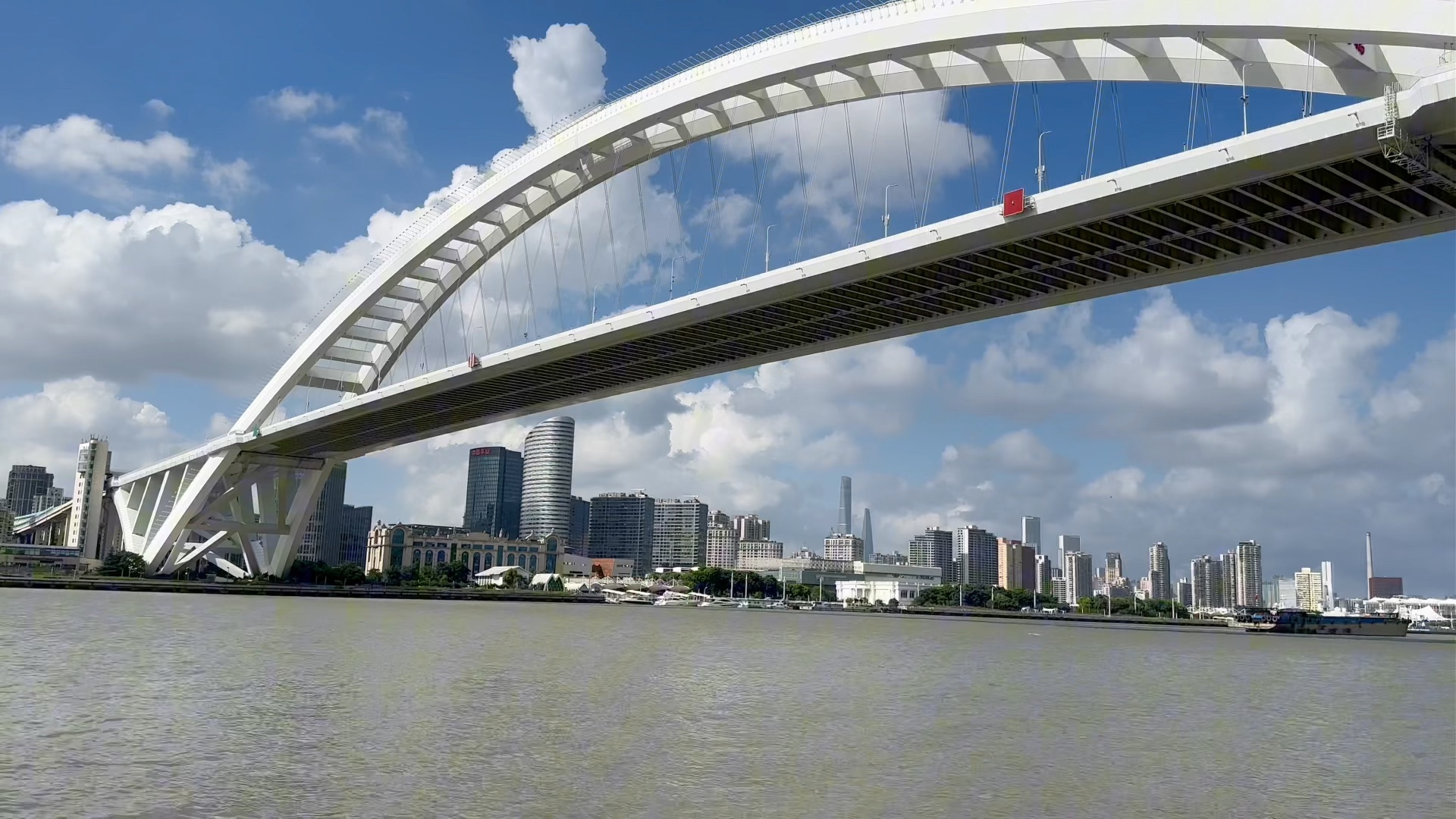 上海黄浦江卢浦大桥建筑随拍