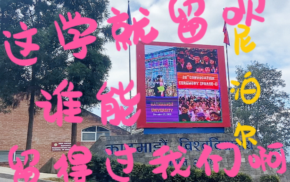 当尼泊尔语学生去留学|你的留学我的留学好像不一样|除了好好学习什么
